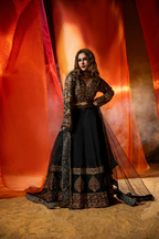 NOIRÉA — Black Majesty Couture Lehenga