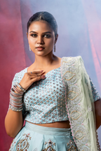 SELENE - Moonlit Crystal Lehenga