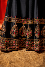 NOIRÉA — Black Majesty Couture Lehenga