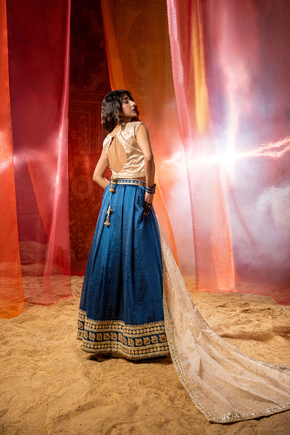 ISABELLA — The Sapphire Heritage Lehenga