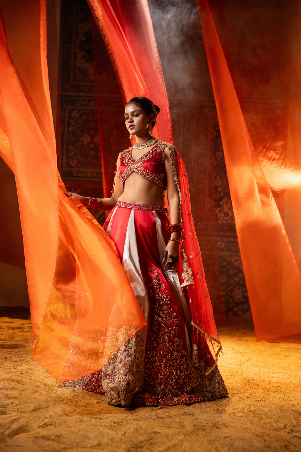 LAVANYA - Scarlet Romance Lehnga