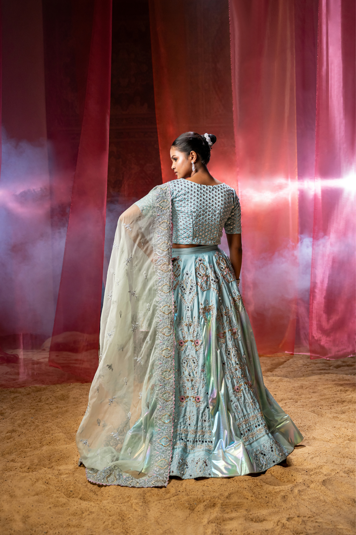 SELENE - Moonlit Crystal Lehenga