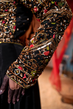 NOIRÉA — Black Majesty Couture Lehenga