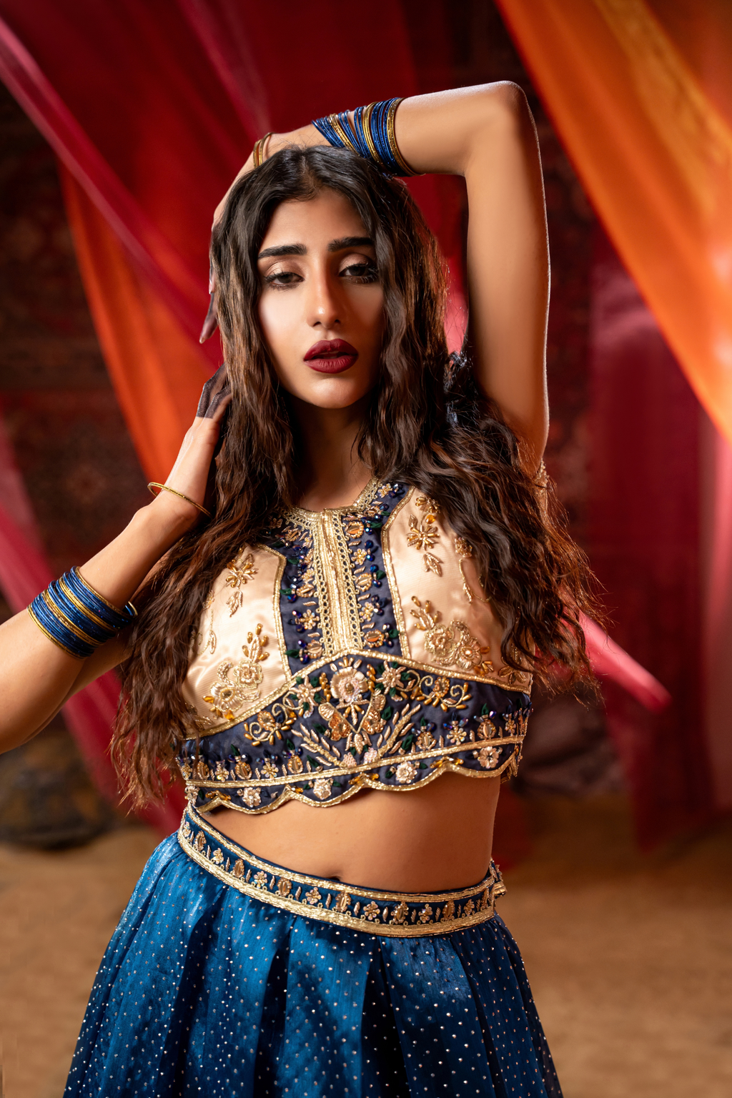 ISABELLA — The Sapphire Heritage Lehenga