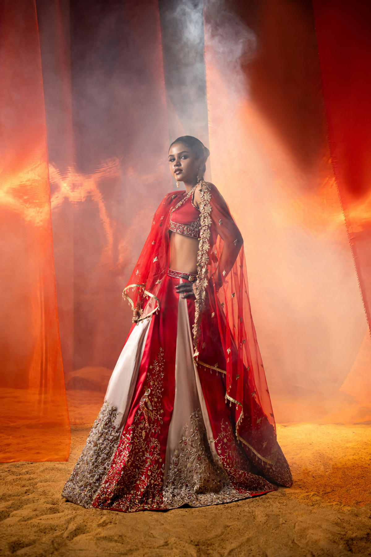 LAVANYA - Scarlet Romance Lehnga