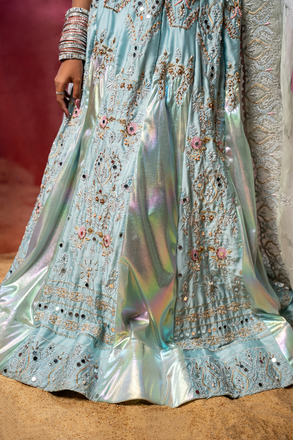 SELENE - Moonlit Crystal Lehenga