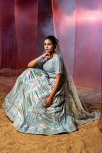 SELENE - Moonlit Crystal Lehenga