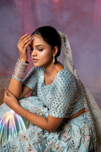 SELENE - Moonlit Crystal Lehenga
