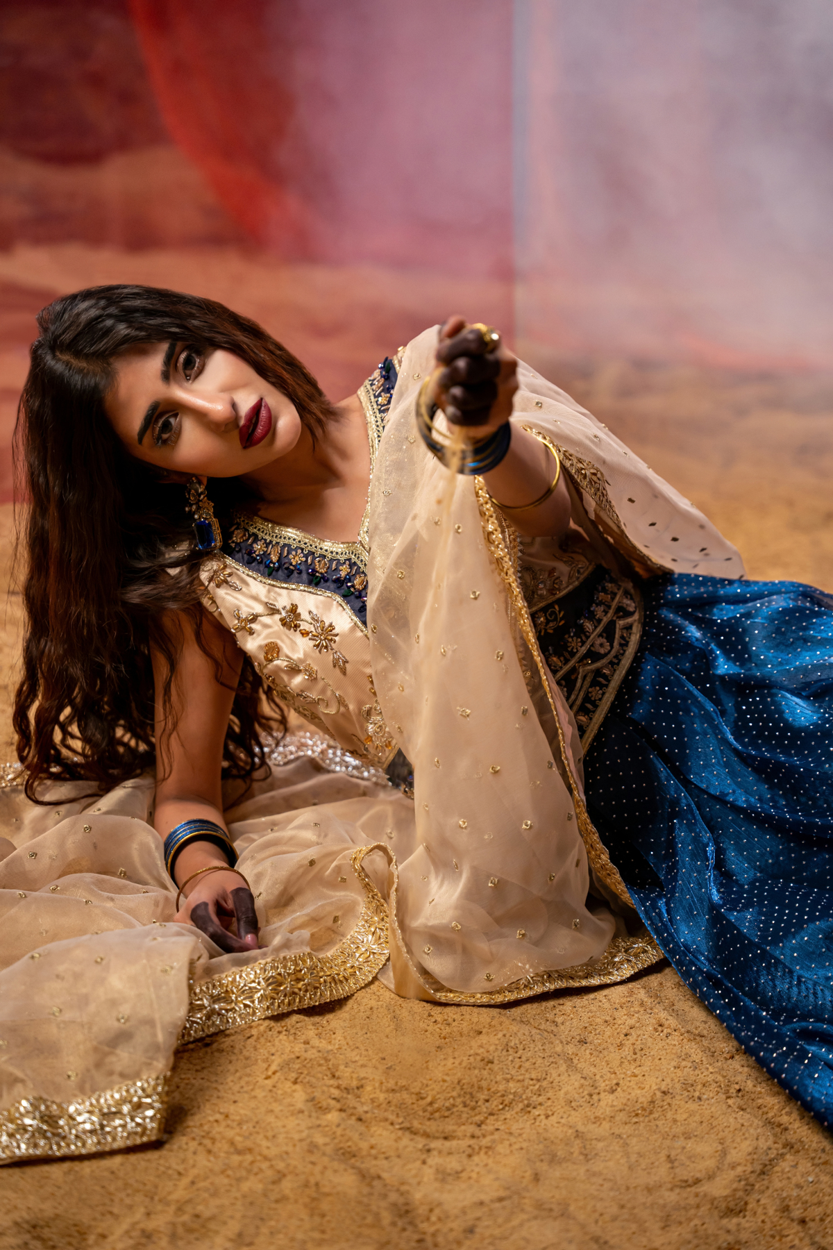 ISABELLA — The Sapphire Heritage Lehenga